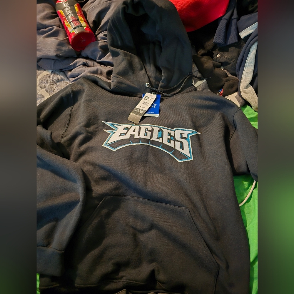 Philadelphia Eagles Black pullover hoodie M